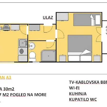 Apartments Djulija Sutomore Exterior photo