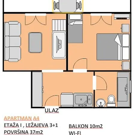 Apartments Djulija Sutomore Exterior photo